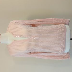 Celine pale pink 100% cashmere sweater size L
